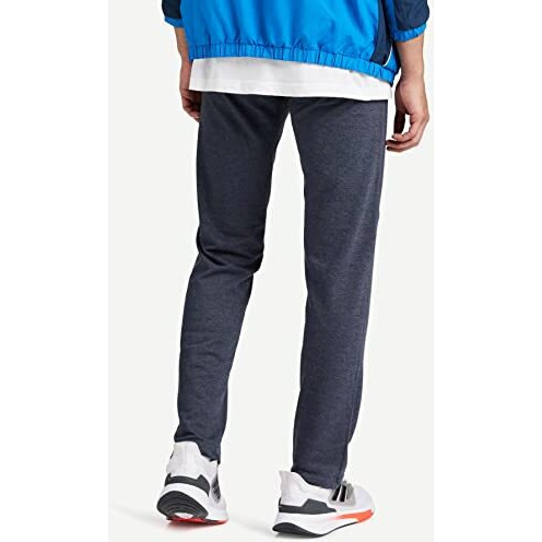 Amazon Brand - Symbol Men's Lounge Cotton Bottom (Trk-03_Blue Melange_Large)