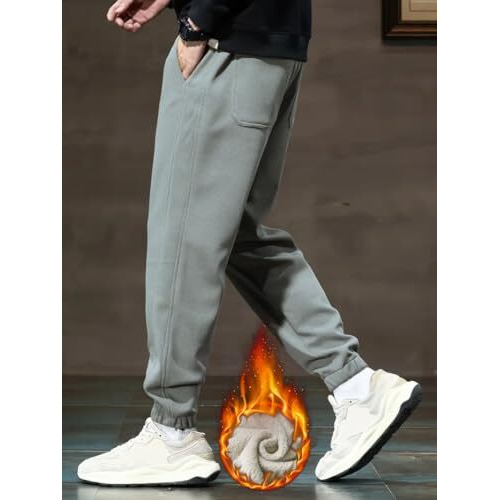 Louis Sense Men's Loose Pants (Trouser-07_Lightgrey