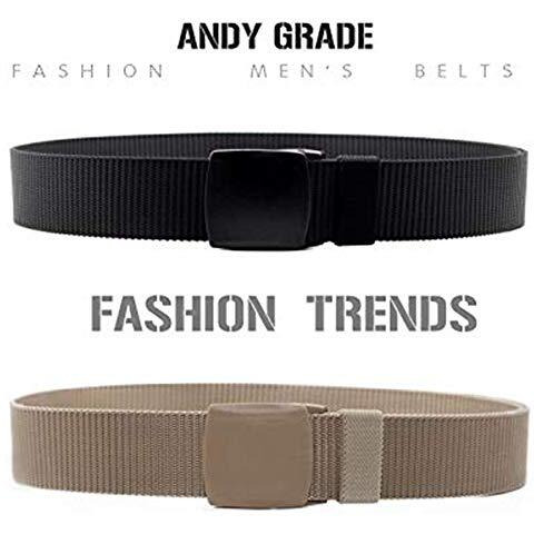 Edifier Unisex Nylon & Canvas Belt (Blt063_08_Black & Beige)
