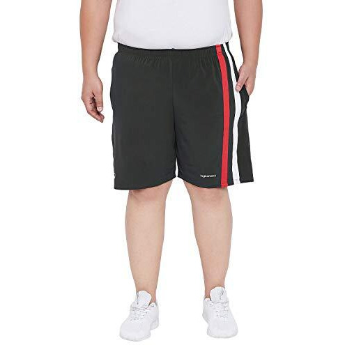 Bigbanana Men's Regular Fit Shorts (Repton,Black,5Xl)