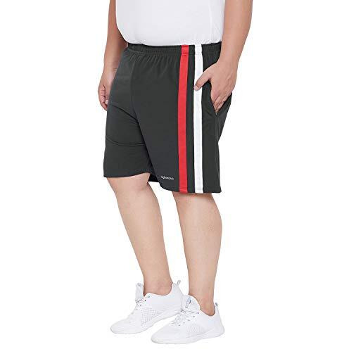 Bigbanana Men's Regular Fit Shorts (Repton,Black,5Xl)