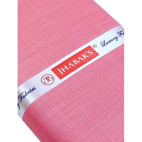 Jhabak's Pack Of 4 Unstitched Exclusive Shirt Fabric Combo For Men - Cotton Blend Material - 2.25M Shirt Cloth (Rose Pink, Maroon, Sky Blue, Pista Green)
