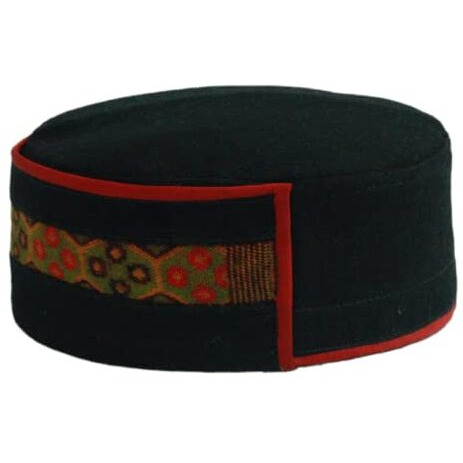 Vastraa Fusion Men's Handloomed Woolen Himachali Kullu Topi (Pack Of 1) (Ts2604_Free Size)
