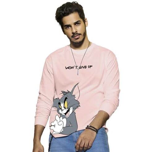 Bewakoof Men T-Shirt 1194063 Pink M