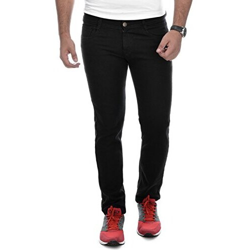 Ben Martin Men's Regular Fit Denim Jeans (Bmjj-27-Blk40, Black)