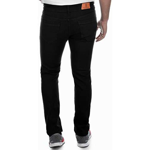 Ben Martin Men's Regular Fit Denim Jeans (Bmjj-27-Blk40, Black)