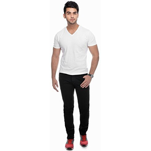 Ben Martin Men's Regular Fit Denim Jeans (Bmjj-27-Blk40, Black)