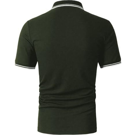 Greciilooks Men's Solid Regular Fit T-Shirt (Gl-Mt-1134_Green Xl)