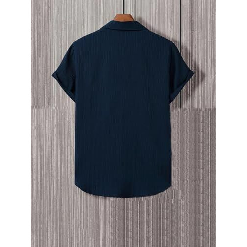 Lymio Shirt For Men|| Regular Fit Shirt For Men (S-Kent-Blue-Xl)