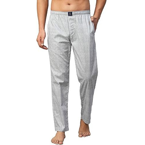 Urban Scottish Men's Grey Cotton Lounge Pants - Regular Fit - Uspj2315-L