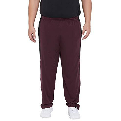 Bigbanana Plus Size Men's Regular Fit Trackpant (Belper,Maroon,5Xl)