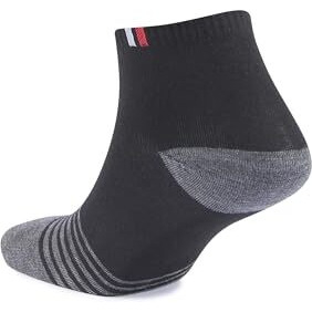 Sjeware Polyester 12 Pairs Stripped Ultra Soft Ankle Length Socks For Men & Women, Multicolor, Pack Of 12, Free Size,102