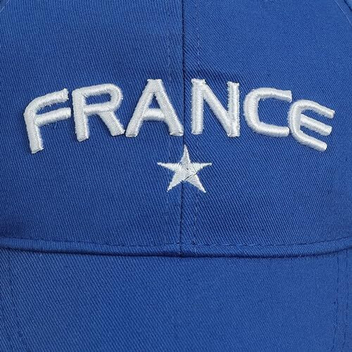 Fabseasons Blue Solid Cotton Unisex Baseball Summer Cap & Hat With Adjustable Velcro