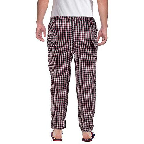 Digital Shopee Men's Cotton Checkered Casual Pajama Lower Lounge Bottomwear Sleepwear Sportswear Trousers Multicolored Pack Of 3 Size - Xx-Large
