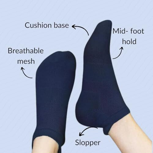 Supergenerix Bamboo Ankle Socks For Men, Pack Of 3, Odor-Free, Breathable & Anti-Bacterial, Cushioned, 3X Softer Than Cotton, Eco-Friendly Socks For Gym & Sports (Green, Blue, Navy Blue)
