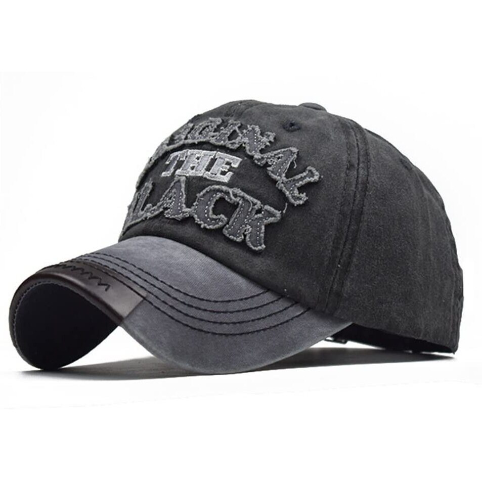 Alexvyan Cotton Men Sun Visor Baseball Cap - Adjustable Sport Summer Hat For Golf, Tennis, Cricket, Cycling, Running, Gym - Sun Uv Protection (Black)