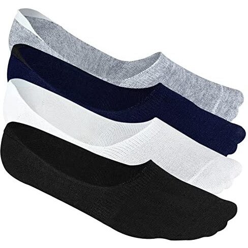 Heelium Bamboo No Show Socks For Men | Odour Free & Breathable | 3X Softer Than Cotton Socks | Low Cut Socks | Size (Uk 6-10)