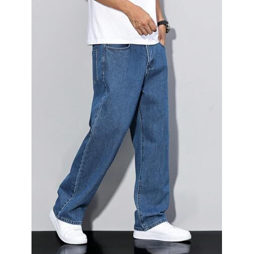 Kotty Men's Vintage Wash With A Modern Twist Faded Jeans(Blue,28)