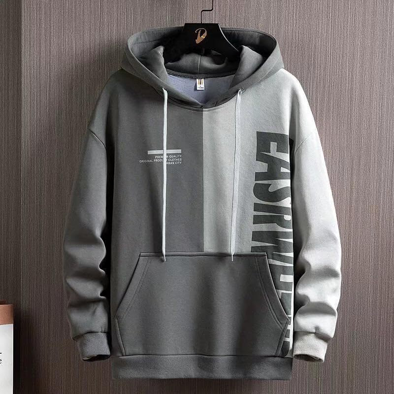Tagas Men's Fleece Round Neck Regular Fit Sweatshirt (Mh-8009-Grey- Grey_Xxl)