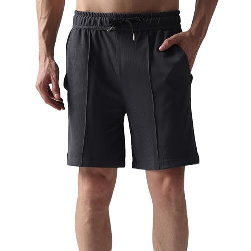 Greciilooks Men's Casual Shorts (Gl-M.Short-Sh280_Grey