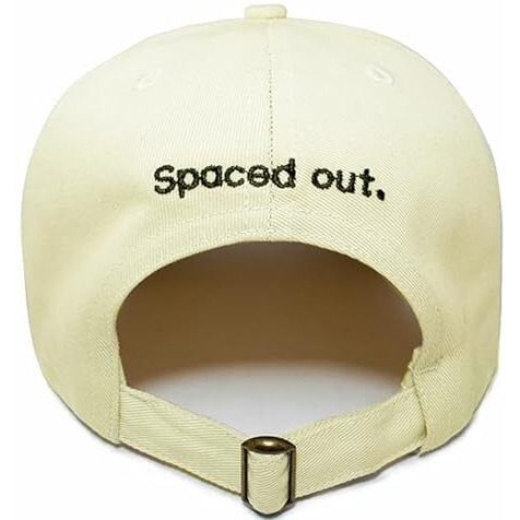 Coreteq Unisex Dad Hat Brushed Cotton Baseball Cap Adjustable Strap With Buckle (Pack Of 1) (Off-White, Free Size)