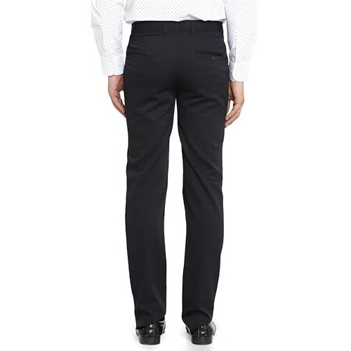 Ben Martin Men's Regular Fit Formal Trousers (Bmw-Frl-Tr-Blue_30A_Blue_30)