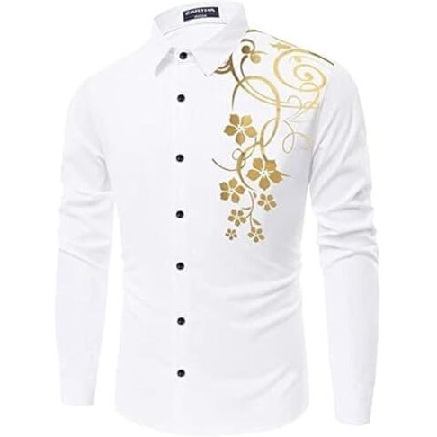 Bellstone Men's Solid Regular Fit Shirt (B-8200_White