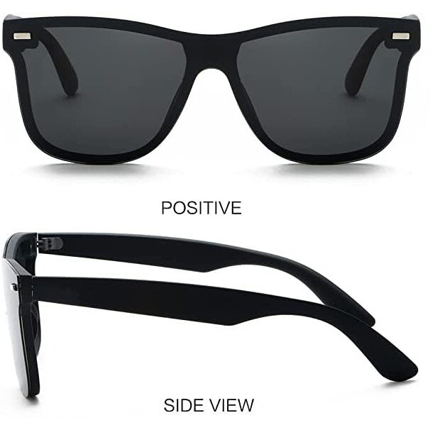 Black Jones Square Dark Black Sunglasses For Men Women 100% Uv Protection Glass For Men Outward Adventure Driving Glasses Diwali