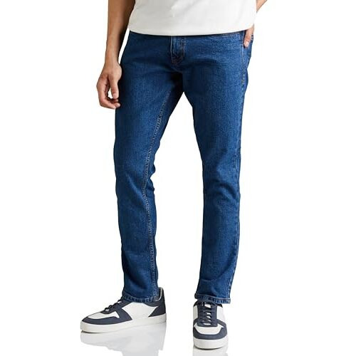 Amazon Brand - Symbol Men's Relaxed Jeans (Sy-Sb-Cl-Rn-207_Blue-3_32)