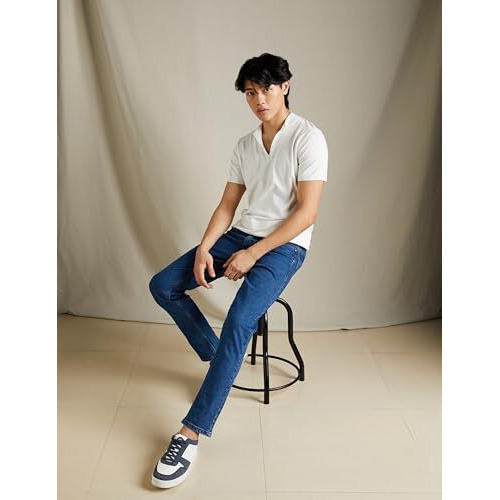 Amazon Brand - Symbol Men's Relaxed Jeans (Sy-Sb-Cl-Rn-207_Blue-3_32)