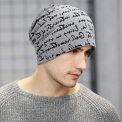 Youstylo - You Are Priority Printed Cotton Beanie Cap For Men Women Grey(Free Size, 3016)