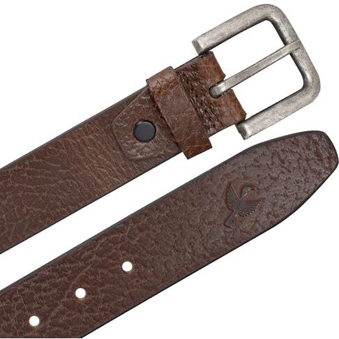 Hornbull Bravo Brown Mens Leather Belt | Leather Belt For Men | Casual Mens Belt