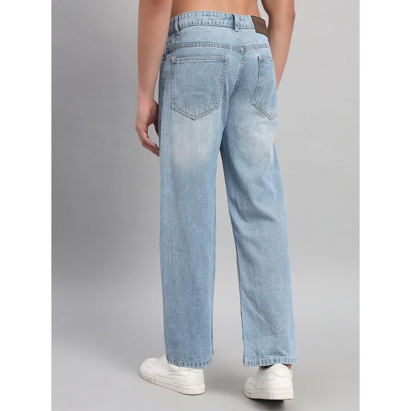 Steple Denims Men's Regular Jeans (Jlc-Lbsmnj_Light Blue