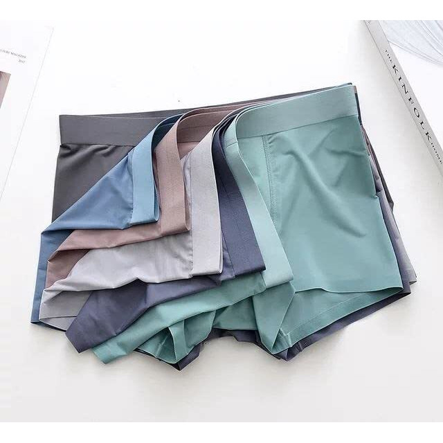Asjar MenS Ultra-Soft Lycra Material | Ice-Silk Men's Short | Underwear | Men's Brief Boxer Multi Color, (Pack Of 3)_L