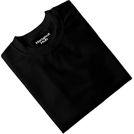 Hangout Hub Men's Round Neck T-Shirt Vacation Mode On (BlackMen S(36) ) Pack Of 1 Family T-Shirt