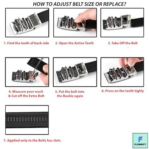 Flombify Ls28 MenS Belt Buckle - Sleek Accessory For Style & Durability (Guncolor)
