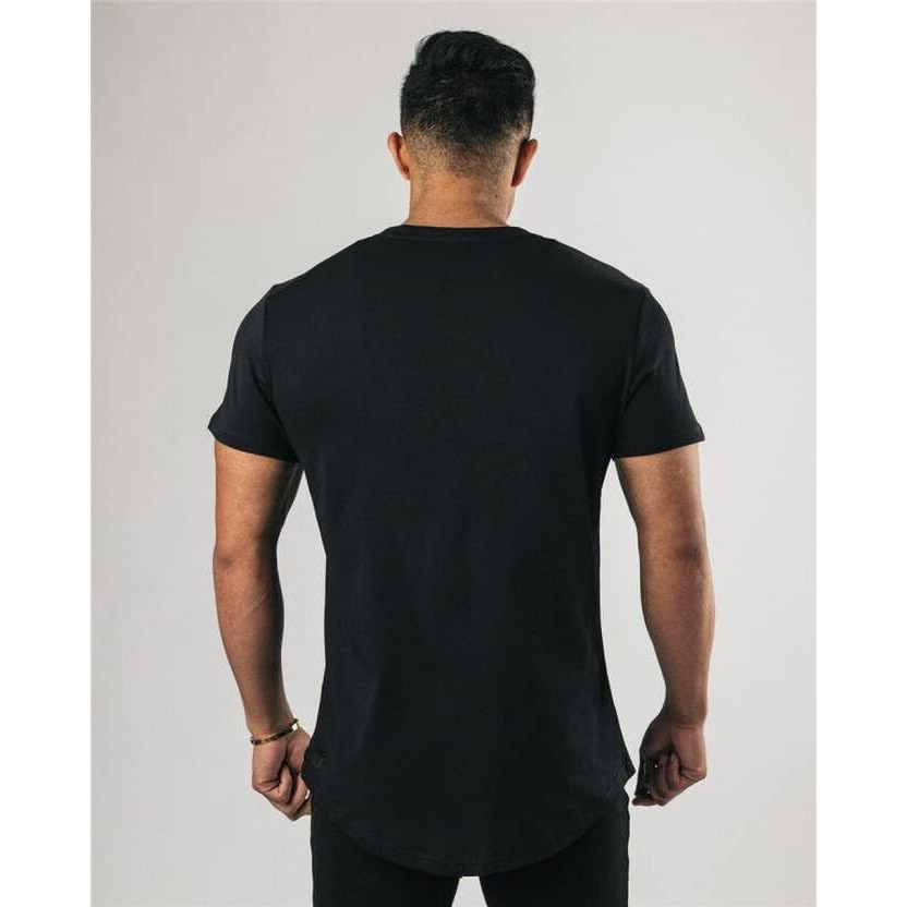 Alone Eagle Regular Fit Solid Men's Henley Neck Half Sleeve Cotton T-Shirts (Black, Xl)