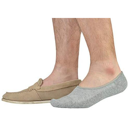 Jormatt 6 Pairs Mens Women Genuine No Show Socks Boys Sneaker Shoes Mesh Knit Low Cut Athletic Cotton Socks Non Slip,Men Shoes Size 10-14, Multi