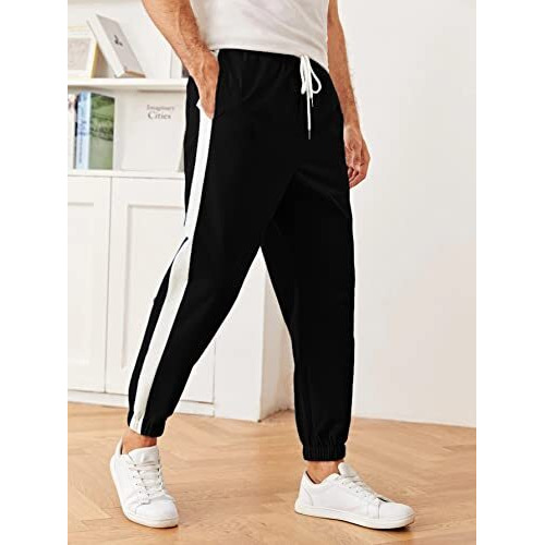 Track Pant For Men || Track Pants || Lycra Full Elastic Jogger Track Pant (Tp-03-Black-M)