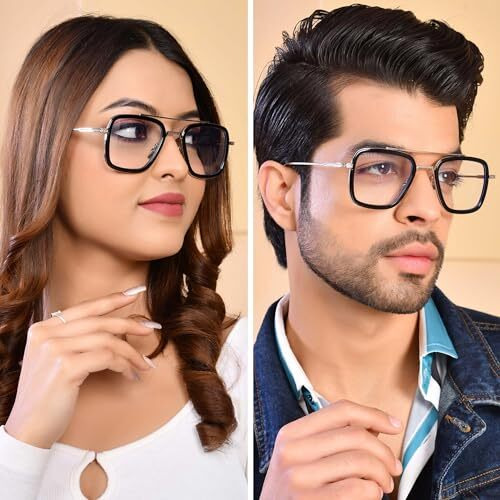 Royal Son Unisex Sunglasses For Men Women (Clear Lens)