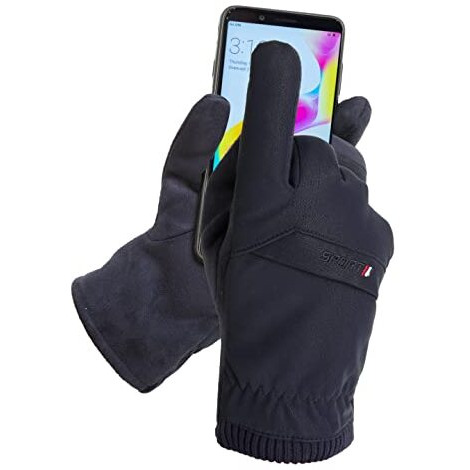 Fabseasons Blue Warm Winter Gloves For Men & Women, With Thermal Fleece Lining Inside For Cold Weather, Touchscreen Enabled Also Ensures A Smooth Driving/Riding Experience