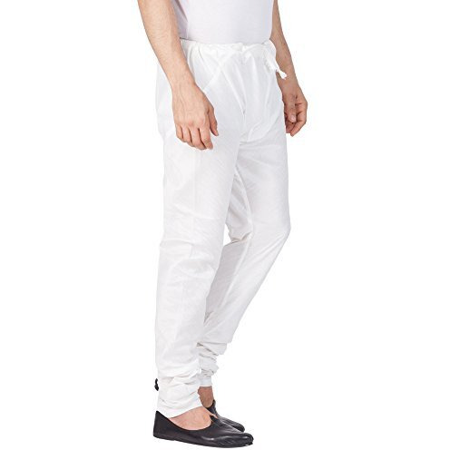 Vastramay Vm Mens Silk Blend White Pyjama - Stylish Lounge Wear For Relaxation And Sleep | Regular Premium Cotton, Elastic Waist, And Classic Design For Ultimate Comfort_Vasmpdwh_42