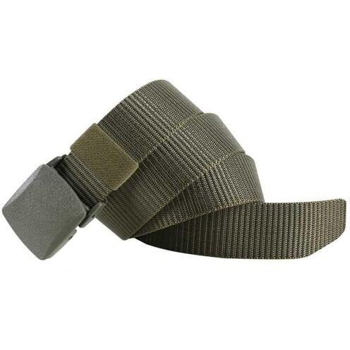 Fabme Unisex Solid Nylon/Canvas Waist Belt - Green, Free Size, (Acc-41-43)