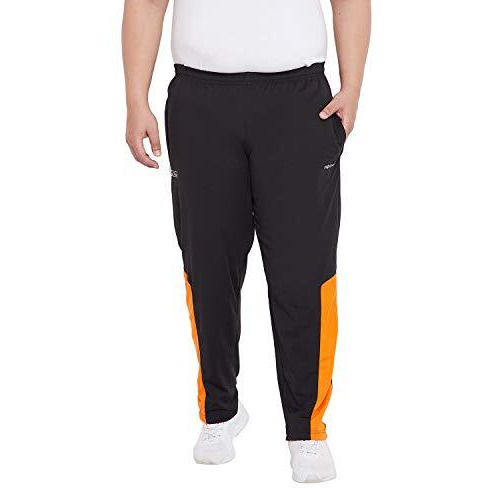 Bigbanana Men's Regular Fit Trackpants (Justin,Black,6Xl)
