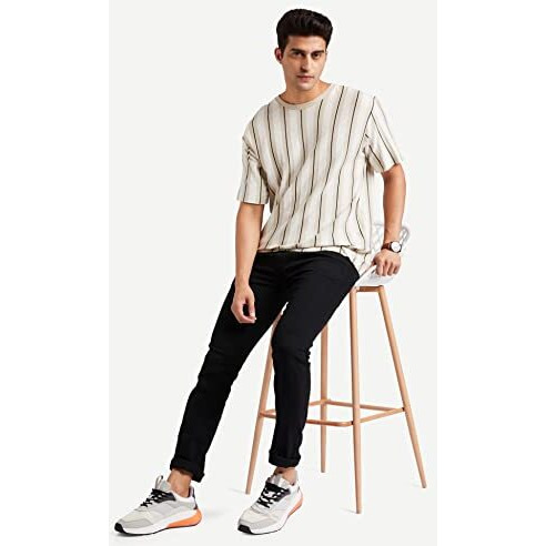 Amazon Brand - Symbol Men's Slim Jeans (Ss20-Ns-Sy-Sl01_Jet Black_38)