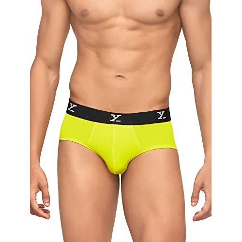 Xyxx Men's Modal Briefs (Pack Of 1) Lime Green_L