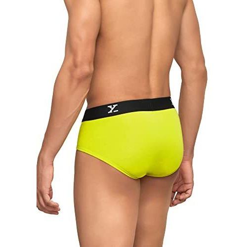 Xyxx Men's Modal Briefs (Pack Of 1) Lime Green_L