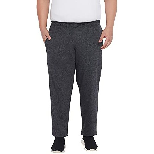 Bigbanana Men's Regular Fit Trackpants (Berlin-Dk Grey,Grey,8Xl)