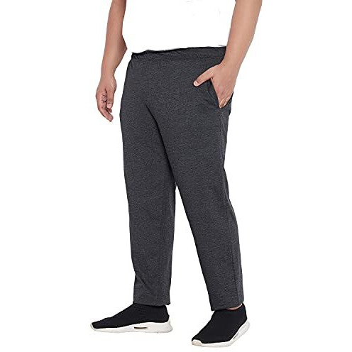 Bigbanana Men's Regular Fit Trackpants (Berlin-Dk Grey,Grey,8Xl)
