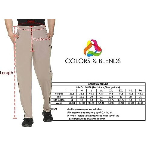 Colors & Blends Track Pants Black